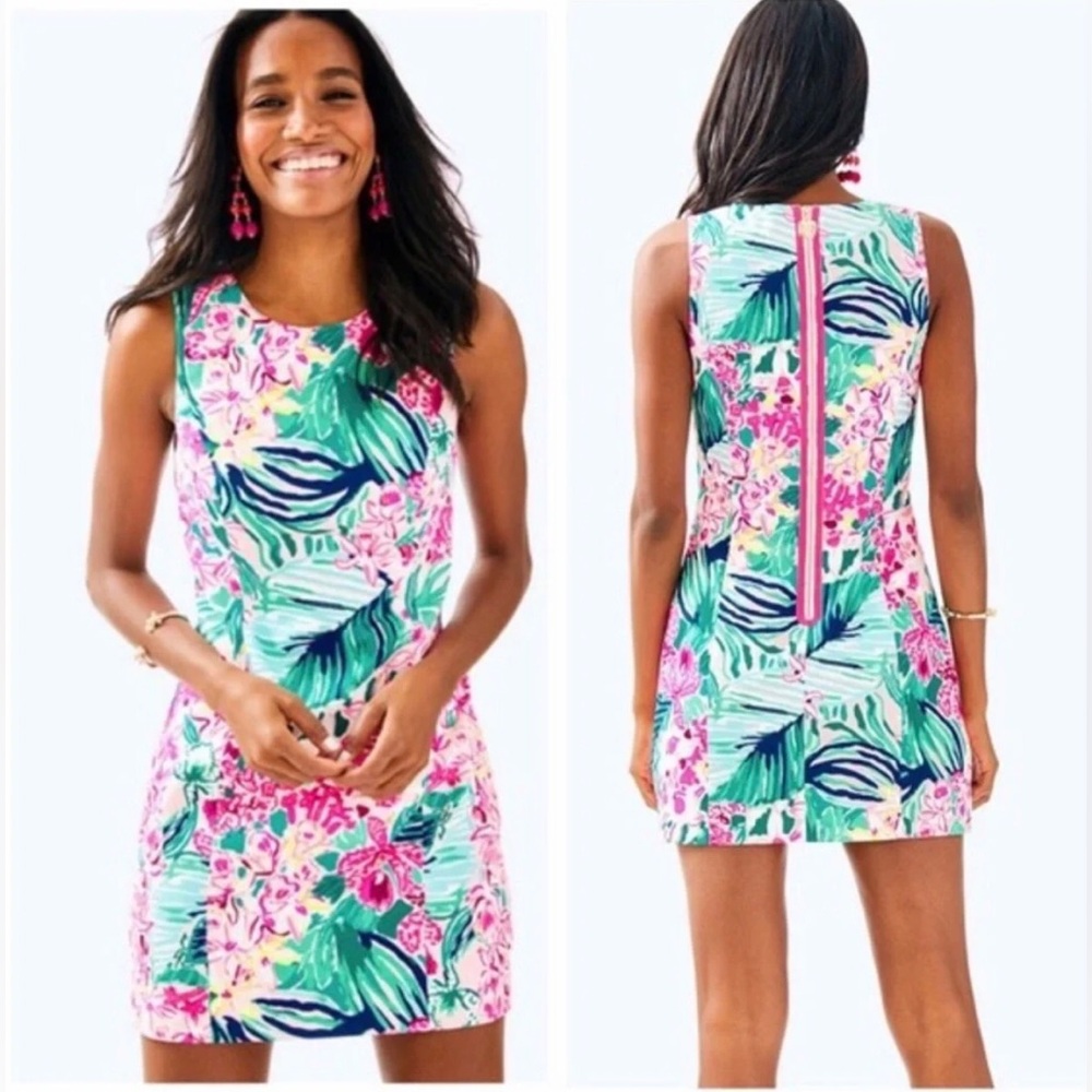 NWT Lilly Pulitzer Mila Shift in Via Flora Print Size 12